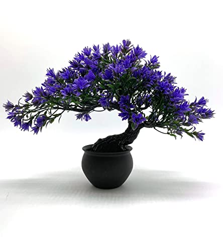 UNW Kleiner künstlicher Bonsai-Wacholderbaum, künstliche Pflanze, Dekoration, Topfbaum, Simulation, Topfpflanze, japanische Kiefer, Bonsai für Zuhause, Büro, Hotel, Fensterbank, Desktop-Display, von UNW