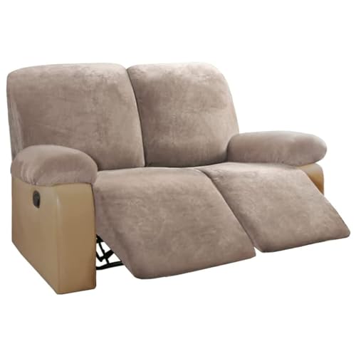 Couchbezüge Sofa Überzug Sofabezug Bezug für Liegestuhl, Samt, Stretch, rutschfest, für Liegestuhl, Sofabezug, die Verarbeitung ist gut, langlebig, bequem und atmungsaktiv WEWYQSJXBXF-417(Color:Ta von UNbit
