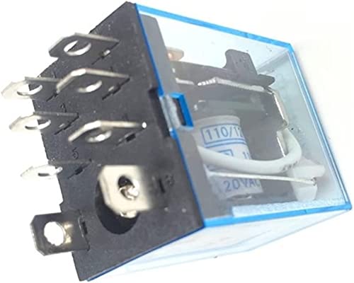 UNbit 1 Stück LY2NJ HH62P HHC68A-2Z Elektronisches Mikro-Mini-Elektromagnetisches Relais 10 A 8-polige Spule DPDT DC12 V, 24 V AC110 V 220 V Relais (Size : DC 12V) von UNbit