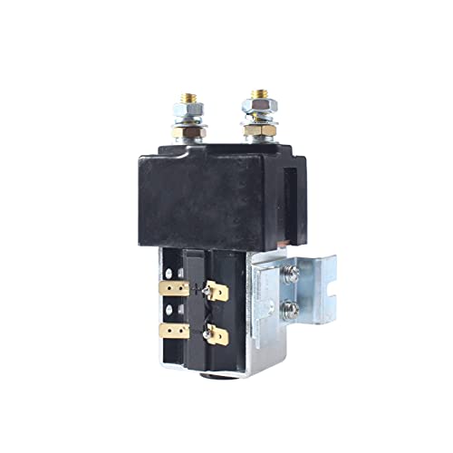 UNbit Schütz SW180 NO 12V 24V 36V 48V 60V 72V 200A DC Schütz ZJW200A for Gabelstaplerhandhabung Zeichnung Greifer Wehicle Autowinde Relais (Color : 72v) von UNbit