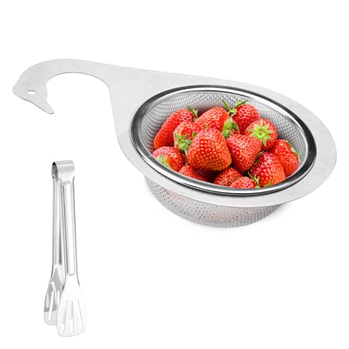 2 Stück Siebkorb aus Edelstahl in Schwanenform für die Spüle, Siebkorb Spüle Abflusssieb Küchenspüle Multi-functional Drain Basket Sieb für Spülbecken Swan Sink Strainer 2 Stück Siebkorb aus Edelstahl in Schwanenform für die Spüle, Siebkorb Spüle Abflusssieb Küchenspüle Multi-functional Drain Basket Sieb für Spülbecken Swan Sink Strainer von UOCAI