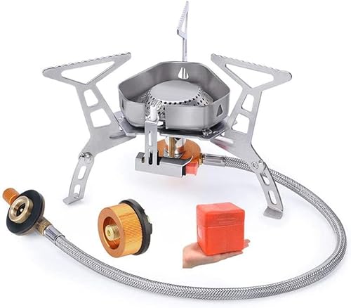 UOCAI Gas Campingkocher 3500W Faltbar Edelsathl Gaskocher mit Piezozündung und Aufbewahrungsbox Gasbrenner für Outdoor Camping Picknick UOCAI Gas Campingkocher 3500W Faltbar Edelsathl Gaskocher mit Piezozündung und Aufbewahrungsbox Gasbrenner für Outdoor Camping Picknick von UOCAI