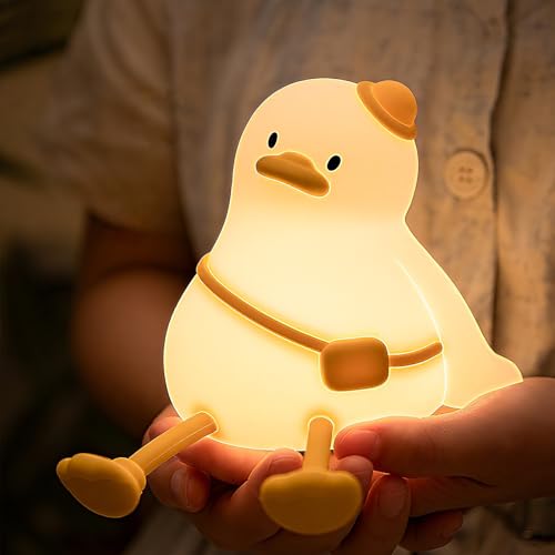 UODIR Entchen Nachtlicht für Kinder,Nachtlicht Baby Stilllicht,Warmweiß 3000K,30 Minuten-Timer,3 Helligkeitsstufen, Weichem Silikon,Weihnachtsgeschenke für Mädchen und Jungen,Kinderzimmer Deko UODIR Entchen Nachtlicht für Kinder,Nachtlicht Baby Stilllicht,Warmweiß 3000K,30 Minuten-Timer,3 Helligkeitsstufen, Weichem Silikon,Weihnachtsgeschenke für Mädchen und Jungen,Kinderzimmer Deko von UODIR