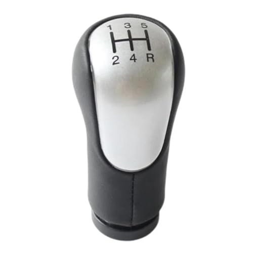 UOEMCRTB 5- Und 6-Gang-Schaltknauf Für F&ord Für Fiesta MK6 2002–2008 Connect Fusion MT Schwarz/Silber(Silver Pen) von UOEMCRTB