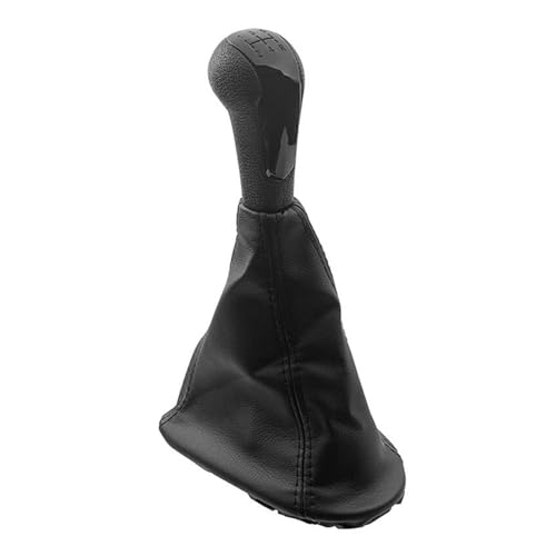 UOEMCRTB Manuell Schaltknauf 5-Gang-Schalthebel Für C&hevrolet Für Matiz Für Spark M300 2011 2012 2013 2014 2015(Black,Knob with Boot) von UOEMCRTB