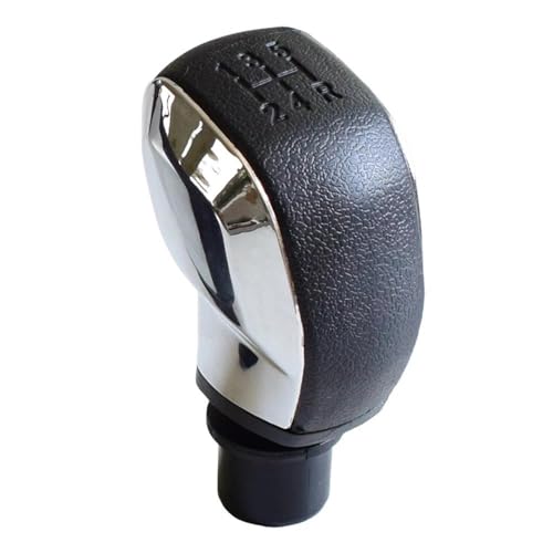 UOEMCRTB Manuell Schaltknauf Sport-Schaltknauf 5-Gang-Schaltung Für Peugeot 106 206 306 406 107 207 307 407 301 308 2008 3008(Chrome) von UOEMCRTB