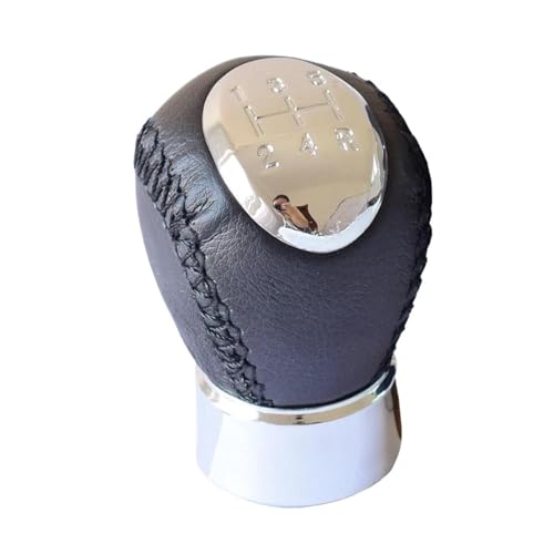 UOEMCRTB Schaltknauf 5- Und 6-Gang-Schaltgetriebe Für Mazda 6 2002 2004 2005 2006 2007 Ledermanschette(5 speed knob) von UOEMCRTB