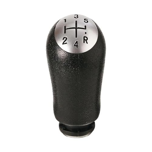 UOEMCRTB Schaltknauf 8200059575 8200059578 8200379950 Für R&enault Für Clio 3 Für Twingo 3 MK3 Für Laguna 2 Für Modus(Silber) von UOEMCRTB