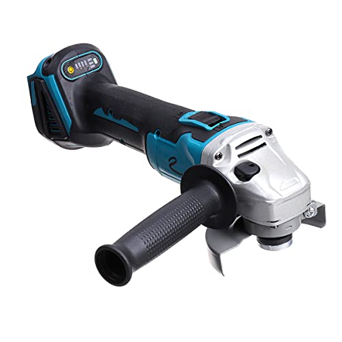 125 mm Akku-Winkelschleifer für Makita 18 V Akku, elektrisches Schleifwerkzeug, bürstenlos, Akku-Winkelschleifer zum Schneiden, Polieren und Schleifen (ohne Akku) (ohne Akku) von UOEONR