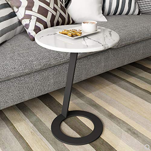 Coffee Table Simple Living Room Sofa Corner Lamp Bedside Table Small Round Table Balcony Low Table Mini Round Small Table Bedside Table (Color : B) von UOHUFIDABFD