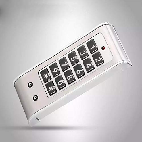 Edelstahl Elektronisches Passwortschloss Temporäre Passwort Schublade Zahlenschloss Passwort Entriegelung für Bad Center von UOHUFIDABFD