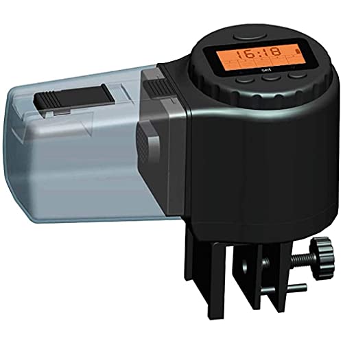 Fish Feeder Automatic Fish Feeder programmierbar, elektrisch, Fish Food Spender Aquarium Auto Fish Feeder Food Timer Spender für kleine Fische Tank Vacation Holidays von UOHUFIDABFD