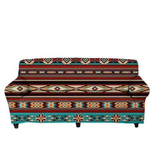 UOIMAG Sofabezug mit Tribal-Streifen, geometrischer Druck, Sofabezug für Couch, Sessel, Loveseat, 2-Sitzer von UOIMAG