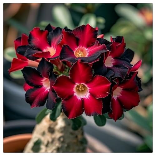 Blumenzwiebel Mix, Winterhart pflanzen, Mehrjährige Blumenzwiebel ist winterhart, Mysteriöse magische Glühbirne- leicht zu züchten-2 Wüstenrosen knolle-D von UOLKEZFM