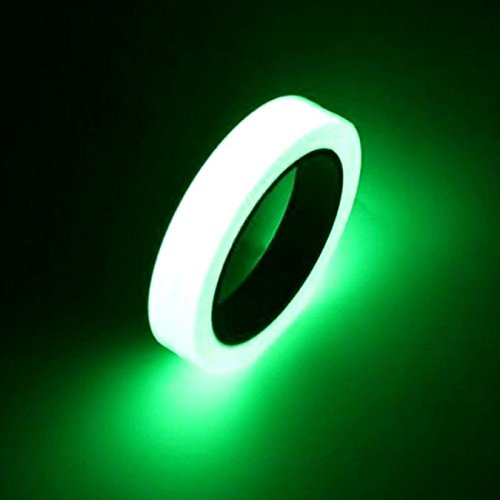 UOOOM Leuchtendes Klebeband Selbstklebendem Band Glow in the Dark Fluoreszierende Wasserdicht Luminous Tape (12mm*3m) von UOOOM