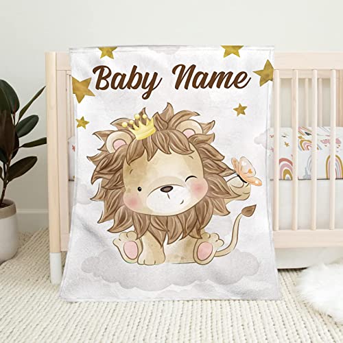 UOOYAA Personalisiertes Babydecke für Babys - Individuelle Kinderdecke für Kinder - Personalisierte Geschenke Kinder - Babygeschenk - Geschenk zur Geburt von UOOYAA