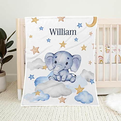 UOOYAA Personalisiertes Babydecke für Babys - Individuelle Kinderdecke für Kinder - Personalisierte Geschenke Kinder - Babygeschenk - Geschenk zur Geburt von UOOYAA