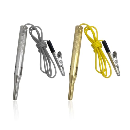 2 Stück Messing Electric Pen, Schaltungsstromwerkzeug, Kfz -Spannungstester Und Wartungstool. von UOPJDD