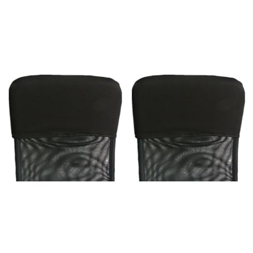 UOPJDD 2 Stück Stuhl Rückenabdeckung, Elastische Kopfstützenabdeckung, Stuhlschutzabdeckung, Stuhlstaubabdeckung, Möbelzubehör. von UOPJDD