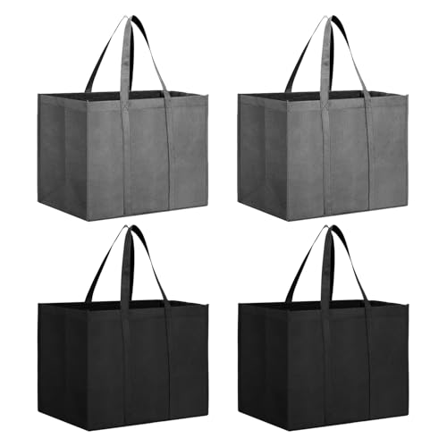 UOPJDD 4 Stück Einfache Einkaufstaschen, Tragbare Einkaufstaschen, Aufbewahrungsbeutel Mit Großer Kapazität, Wiederverwendbare Und Faltbare Handtaschen. UOPJDD 4 Stück Einfache Einkaufstaschen, Tragbare Einkaufstaschen, Aufbewahrungsbeutel Mit Großer Kapazität, Wiederverwendbare Und Faltbare Handtaschen. von UOPJDD