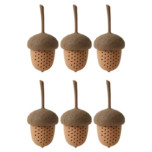 UOPJDD 6 Stücke Kiefernkegel Teebrauer, Kreativer Und Lustiger Teebrauer, Silikon -Tee -Brauwerkzeug, Teefilter. UOPJDD 6 Stücke Kiefernkegel Teebrauer, Kreativer Und Lustiger Teebrauer, Silikon -Tee -Brauwerkzeug, Teefilter. von UOPJDD