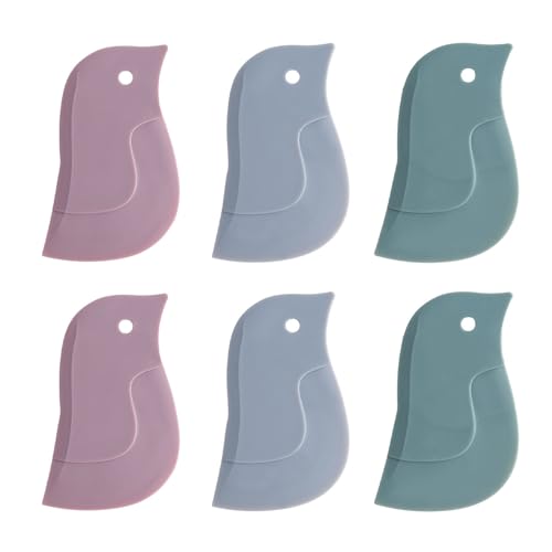 UOPJDD 6 Stücke Pinguin-Styling-Scrapers, Küchengeräte, Multifunktionale Schaber, Kreative Reinigungswerkzeuge. von UOPJDD