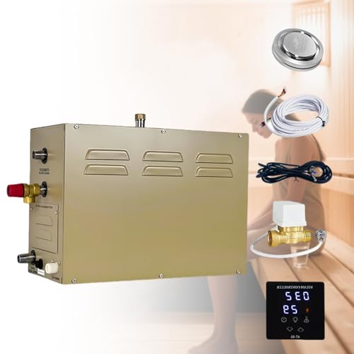 UORDBY Automatische Entkalkungsanlage für Sauna, Duschsystem für Dampfbäder, 30 Minuten bis 12 Stunden mit automatischer Entleerung, 35–55 °C, Raumgröße: 2–10 m³ 9KW UORDBY Automatische Entkalkungsanlage für Sauna, Duschsystem für Dampfbäder, 30 Minuten bis 12 Stunden mit automatischer Entleerung, 35–55 °C, Raumgröße: 2–10 m³ 9KW von UORDBY