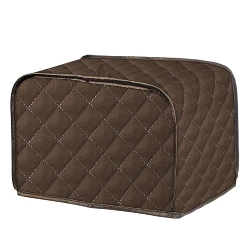 UOSIA Brotbackmaschine-Abdeckung, einfarbig, gesteppt, Abdeckung für Zwei-Scheiben-Toaster, für Küchengeräte, Universalgröße, Staubschutzhülle für Backofen von UOSIA
