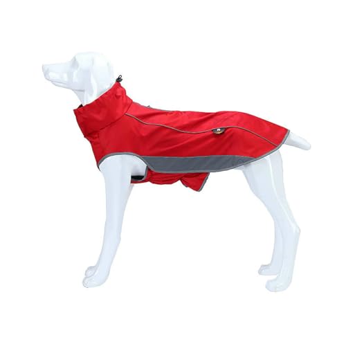 UOSIA Grauer Wintermantel Reflektierende wasserdichte Whippet-Jacke Verstellbare, mit Fleece gefütterte Winterkleidung für mittelgroße bis große Hunde UOSIA Grauer Wintermantel Reflektierende wasserdichte Whippet-Jacke Verstellbare, mit Fleece gefütterte Winterkleidung für mittelgroße bis große Hunde von UOSIA