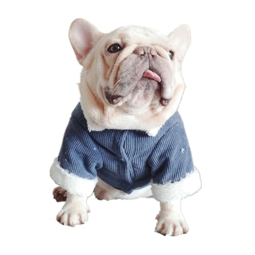 UOSIA Hund Fleece Gefüttert Mantel Warm Französisch Bulldog Corduroy Zweibeinige Kleidung Mode Lapel Snaps Schließung Hund Wintermantel Für Kleine Hunde Junge Mädchen UOSIA Hund Fleece Gefüttert Mantel Warm Französisch Bulldog Corduroy Zweibeinige Kleidung Mode Lapel Snaps Schließung Hund Wintermantel Für Kleine Hunde Junge Mädchen von UOSIA