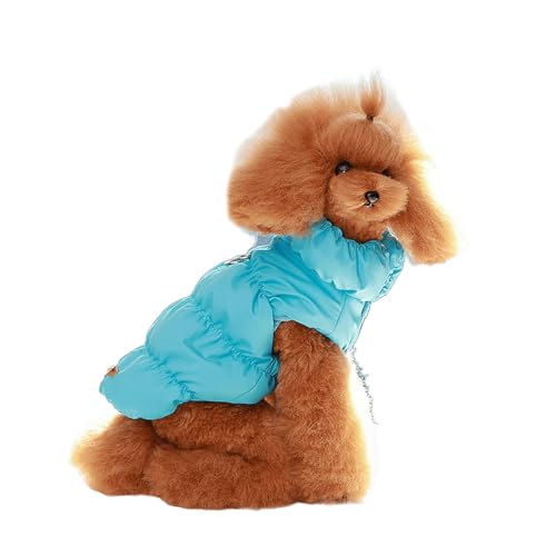 UOSIA Hundemäntel für den Winter Hundejacken für kleine Hunde Wintermantel für kleine Hunde Rosa Daunenjacke Hundemäntel für mittelgroße Hunde Hundeschneidress Hundefleecejacke von UOSIA