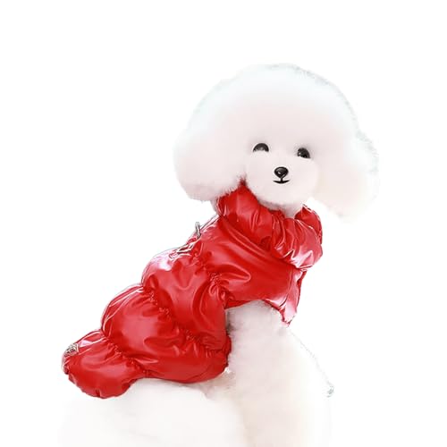 UOSIA Hundemäntel für den Winter Hundejacken für kleine Hunde Wintermantel für kleine Hunde Rosa Daunenjacke Hundemäntel für mittelgroße Hunde Hundeschneidress Hundefleecejacke von UOSIA