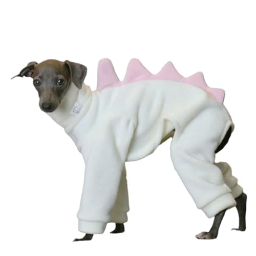 UOSIA Italienischer Windhund & Whippet Fleece Dinosaurier Kostüm Strampler Weicher Warmer Vierbeiner mit Langen Ärmeln Rollkragenpullover Hundemantel Outfit Jumpusuit Geeignet für kaltes Wetter UOSIA Italienischer Windhund & Whippet Fleece Dinosaurier Kostüm Strampler Weicher Warmer Vierbeiner mit Langen Ärmeln Rollkragenpullover Hundemantel Outfit Jumpusuit Geeignet für kaltes Wetter von UOSIA