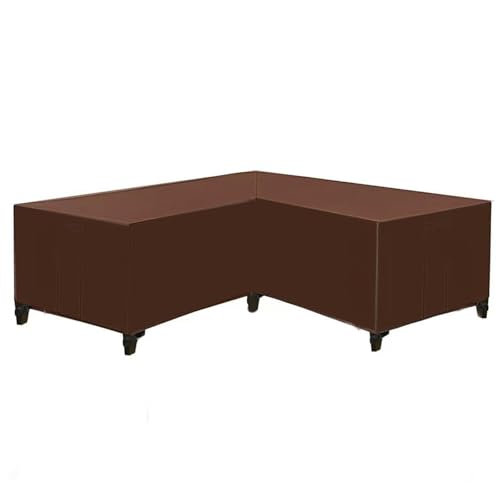 UOSIA Patio L-Förmige Schnittsofa Abdeckungen Wasserdicht 420D Heavy Duty Oxford Stoff Outdoor Ecke Sofa Abdeckung Mit Luftbelüftung Winddichte Gartenmöbel Abdeckung von UOSIA