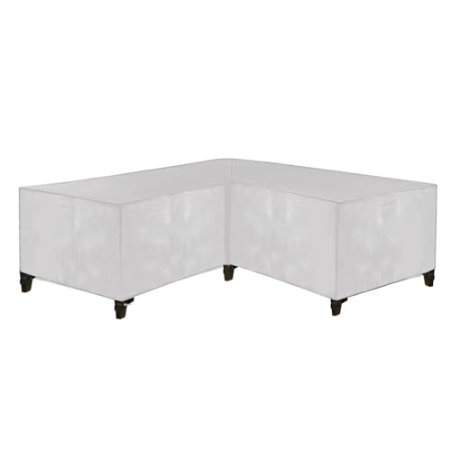 UOSIA Patio L-Förmige Schnittsofa Abdeckungen Wasserdicht 420D Heavy Duty Oxford Stoff Outdoor Ecke Sofa Abdeckung Mit Luftbelüftung Winddichte Gartenmöbel Abdeckung von UOSIA