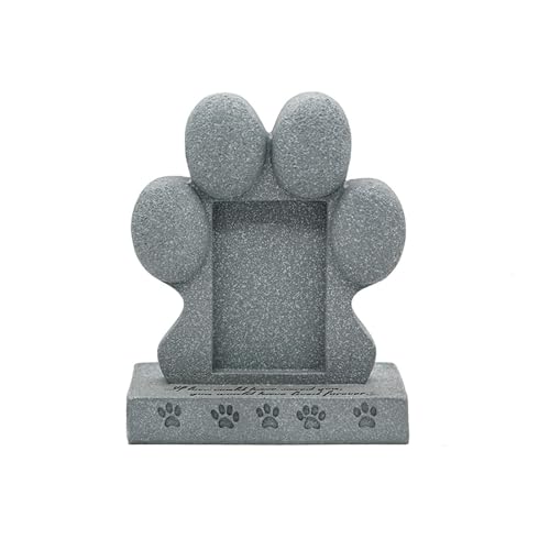 UOSIA Pet Memorial Stones mit Wasserdichten Foto Hund oder Katze Grab Marker in Rasen und Garten, Hund Memorial Grabstein Geschenk von UOSIA