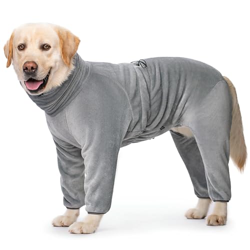 UOSIA Warme Fleece-Hundejacke Winter Dicke große Hundepyjamas Rollkragenpullover Dehnbare Kleidung für Hunde für kaltes Wetter zum Spazierengehen, Wandern und Reisen UOSIA Warme Fleece-Hundejacke Winter Dicke große Hundepyjamas Rollkragenpullover Dehnbare Kleidung für Hunde für kaltes Wetter zum Spazierengehen, Wandern und Reisen von UOSIA