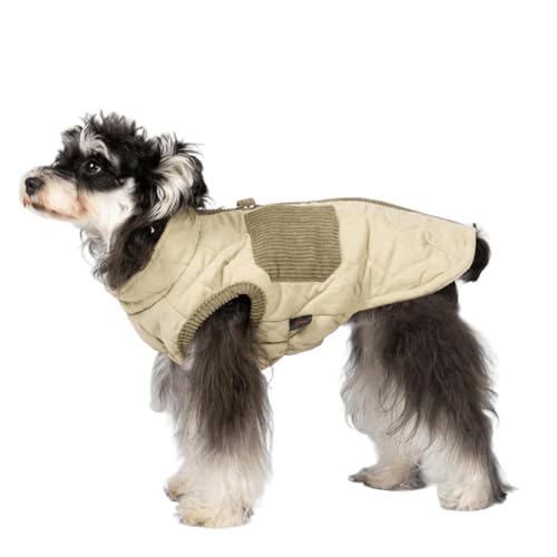 UOSIA Warmer Hundemantel Mode Diamantmuster Winter Plüsch Haustierjacke Weste mit integrierter Haustierweste für kleine Haustiere Hunde UOSIA Warmer Hundemantel Mode Diamantmuster Winter Plüsch Haustierjacke Weste mit integrierter Haustierweste für kleine Haustiere Hunde von UOSIA