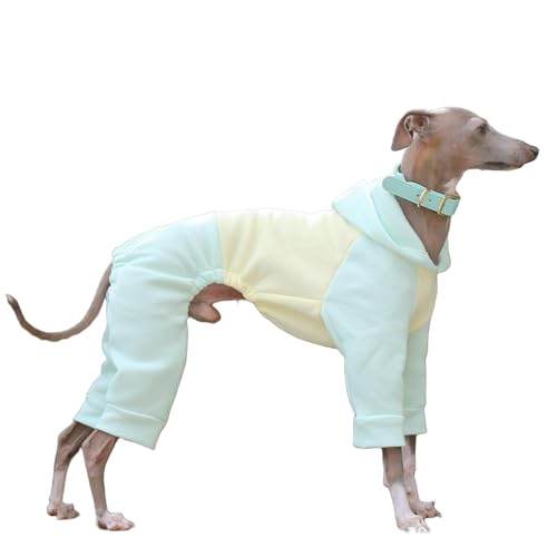 UOSIA Weicher Hundepyjama für Whippet-Mode Vierbeinige leichte Hundekapuzenjacke Greyhound-Onesie-Kleidung Wintermantel-Overall für mittelgroße Hunde UOSIA Weicher Hundepyjama für Whippet-Mode Vierbeinige leichte Hundekapuzenjacke Greyhound-Onesie-Kleidung Wintermantel-Overall für mittelgroße Hunde von UOSIA