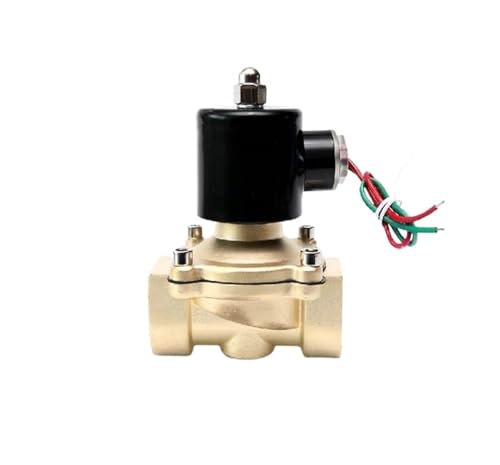 UOUOBEAR 2 Zoll 2 Weg normalerweise geschlossen magnetventil 220V 12V 24V Messing magnetventil for Luft öl(AC24V) von UOUOBEAR