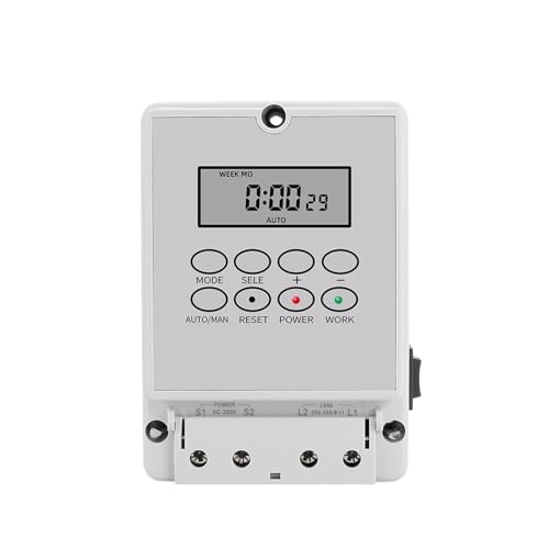 UOUOBEAR Digital School Bell Timer Switch ZTY-08 Intelligent Microcomputer Auto Bell Ring Controller 220V 80 Groups Programmable Time UOUOBEAR Digital School Bell Timer Switch ZTY-08 Intelligent Microcomputer Auto Bell Ring Controller 220V 80 Groups Programmable Time von UOUOBEAR