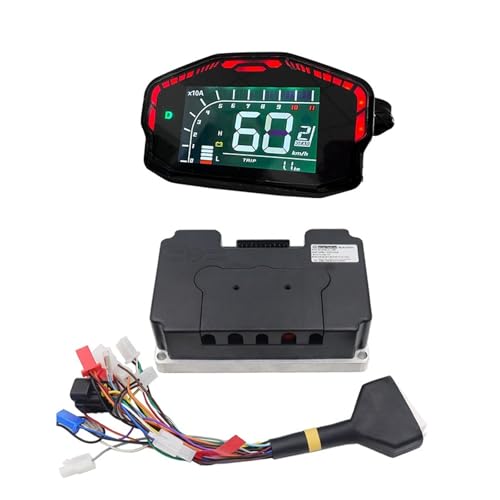 UOUOBEAR Elektrischer Fahrrad-Controller Far-Driver ND72450 Controller 48V-72V DC 200A BLDC-Motor-Motherboard mit DKD-Display von UOUOBEAR