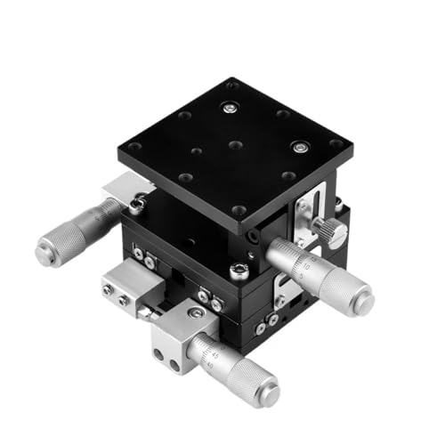 UOUOBEAR XYZ 3 Achsen LD90 90mm Lineartisch Trimmplattform Lagerabstimmung Schiebetisch 90 * 90mm Doppelkreuzschiene LD90-LM-2, LD90-RM-2, LD90-CM-2(LD90-LM-2) von UOUOBEAR