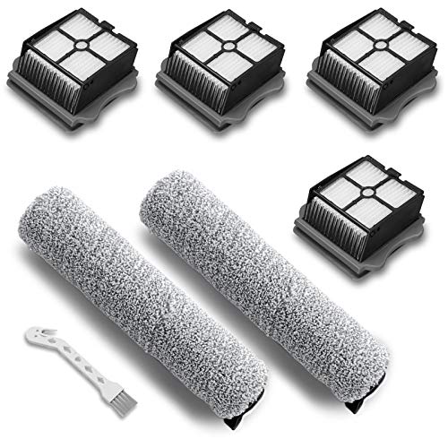UOUOLONUN Ersatzteile für iFloor 3/Floor One S3 Nass- und Trockensauger, 2 Stück Bürstenrollen + 4 Stück Staubsaugerfilter UOUOLONUN Ersatzteile für iFloor 3/Floor One S3 Nass- und Trockensauger, 2 Stück Bürstenrollen + 4 Stück Staubsaugerfilter von UOUOLONUN