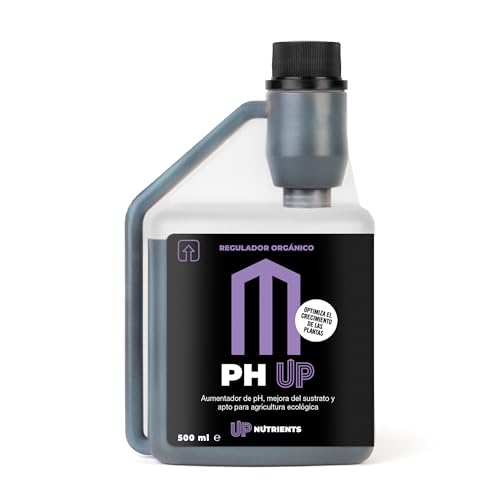 UP NUTRIENTS Subidor pH UP 500 ml für Pflanzen, pH-Wert, Bodenkulturen und Blumen, 100 % biologisch, geeignet für ökologische Landwirtschaft, Flasche mit Dosierer UP NUTRIENTS Subidor pH UP 500 ml für Pflanzen, pH-Wert, Bodenkulturen und Blumen, 100 % biologisch, geeignet für ökologische Landwirtschaft, Flasche mit Dosierer von UP NUTRIENTS