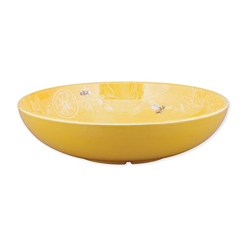 UP ware Melamin-Servierschale, 30 cm, größere Salatschüssel, Rührschüssel, BPA-freie Lebensmittel-Servierschüssel (Sweet Bee) von UP