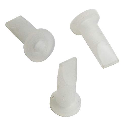 UP100 10 Stück Mini Durchsichtig Silikon-Entenschnabelventil das Einweg-Rückschlagventil abdichtet 11 x 6.6 x 20 MM Flüssigkeits- und Gasrückfluss verhindern von UP100