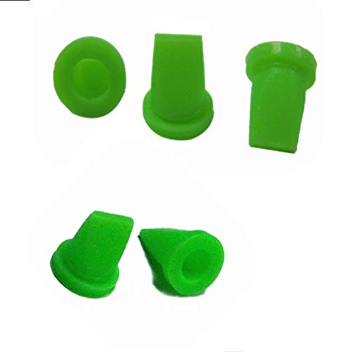 UP100 10 Stück Mini Grün Silikon-Entenschnabelventil das Einweg-Rückschlagventil abdichtet 6.3 x 3.3 x 7.3MM Flüssigkeits- und Gasrückfluss verhindern von UP100