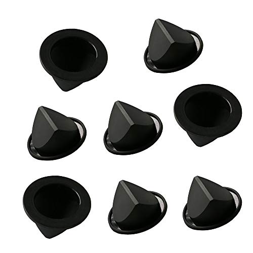 UP100 10 Stück Mini Schwarz Silikon-Entenschnabelventil das Einweg-Rückschlagventil abdichtet 11 x 7.1 x 6.4 MM Flüssigkeits- und Gasrückfluss verhindern von UP100
