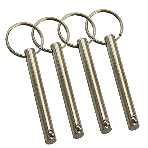 UP100 Schnellspann-Kugelstifte mit gefedertem Kugelende (6 x 50 mm), Durchmesser 6 mm, 8 mm, 10 Stück von UP100